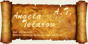 Angela Telarov vizit kartica